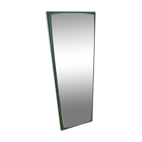 Miroir avec cadre en pin, design danois, années 1970, production : Danemark