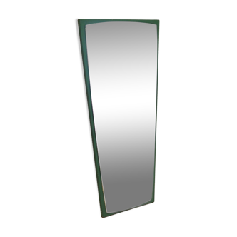 Miroir avec cadre en pin, design danois, années 1970, production : Danemark