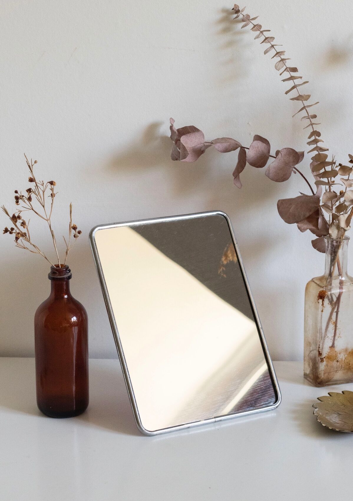 Vintage barber mirror 24*18cm