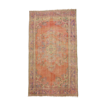Anatolian handmade vintage rug 286 cm x 166 cm