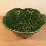 Ceramic cabbage service: salad bowl and tureen
