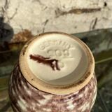 Old glazed ceramic vase Germany 60s