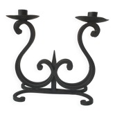 Wrought iron candlestick