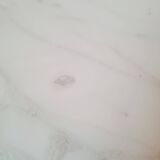 Oval marble and chrome table by Roche Bobois from the 1970s.