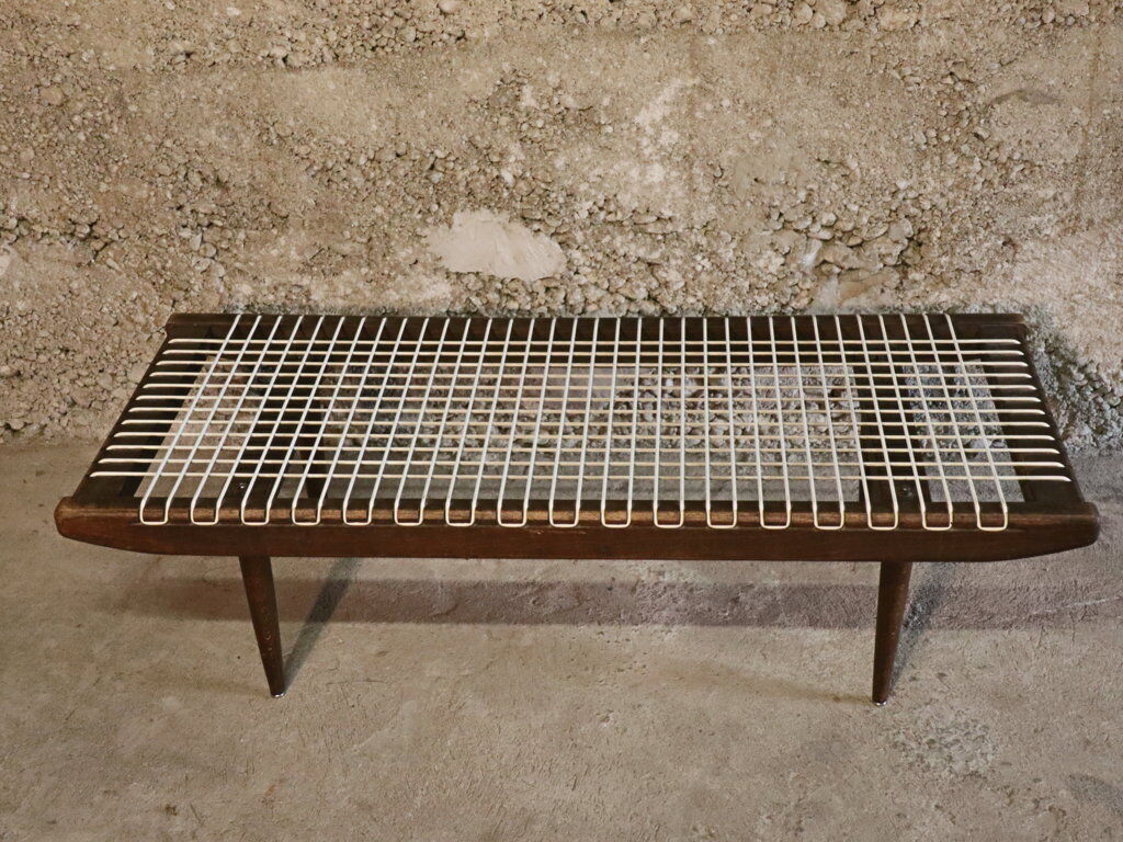 Table basse vintage par Georges Tigien 1960