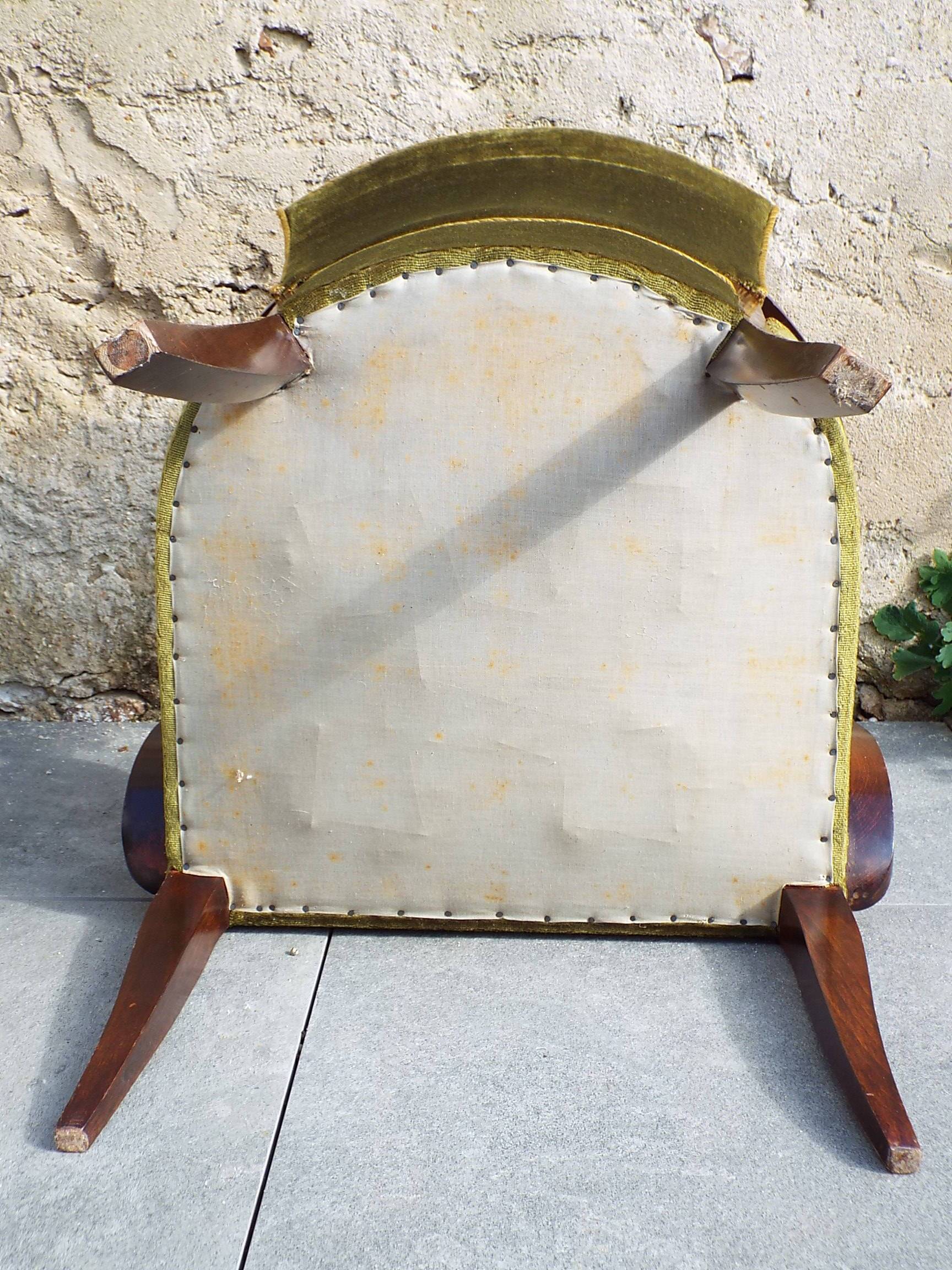 Fauteuil bridge art déco