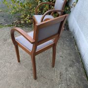 Pair of bridge armchairs