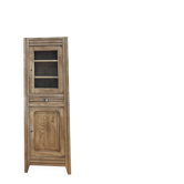 Antique solid oak bonnetière: dresser, bookcase..