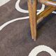 Bamboo and smoked glass coffee table 1970