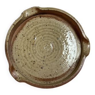 Empty speckled ceramic ashtray pocket