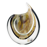 Vase Sculpture Murano Sommerso Michele Onesto Oball Art Glass Signed