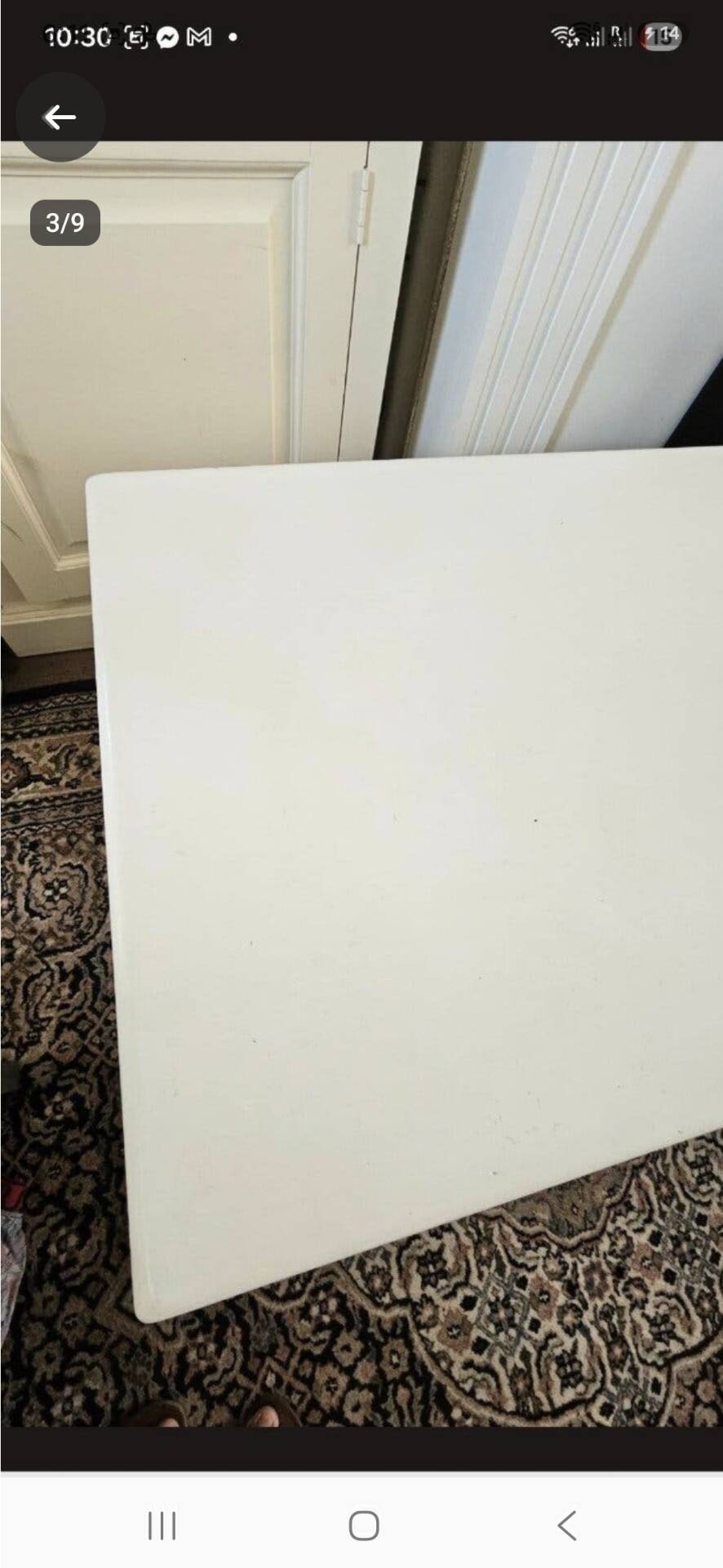 Stylish Country-Style Coffee Table (Antique White) – Great Condition