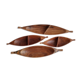 Set of wooden dishes Crafts of Africa, 20th