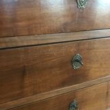 Louis Philippe period dresser in solid walnut
