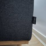 Dark grey 3-seater Scandinavian-style sofa by Habitat