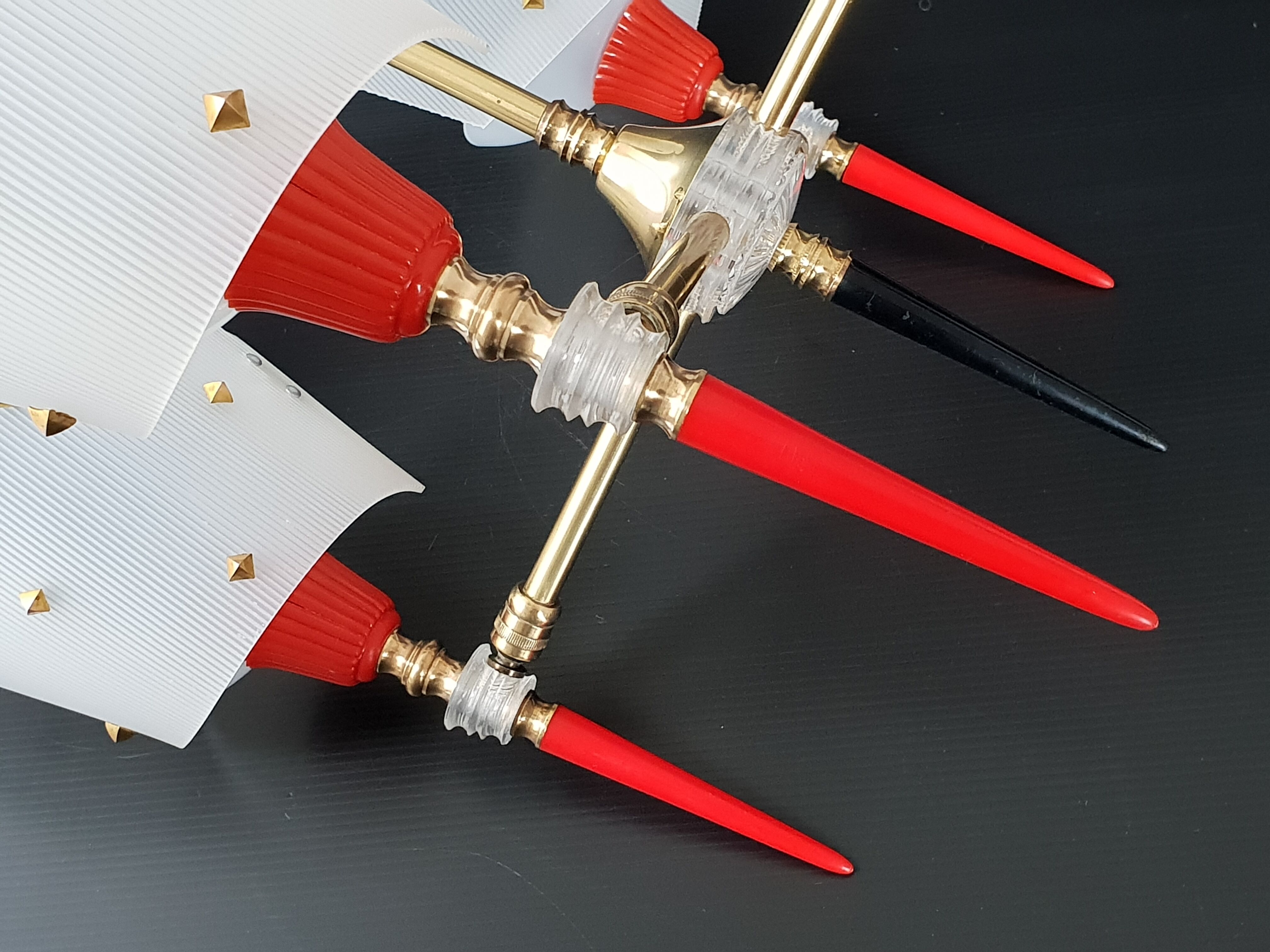 Vintage hanging with torches 1950