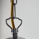 Italian designer pendant lamp with murano glass