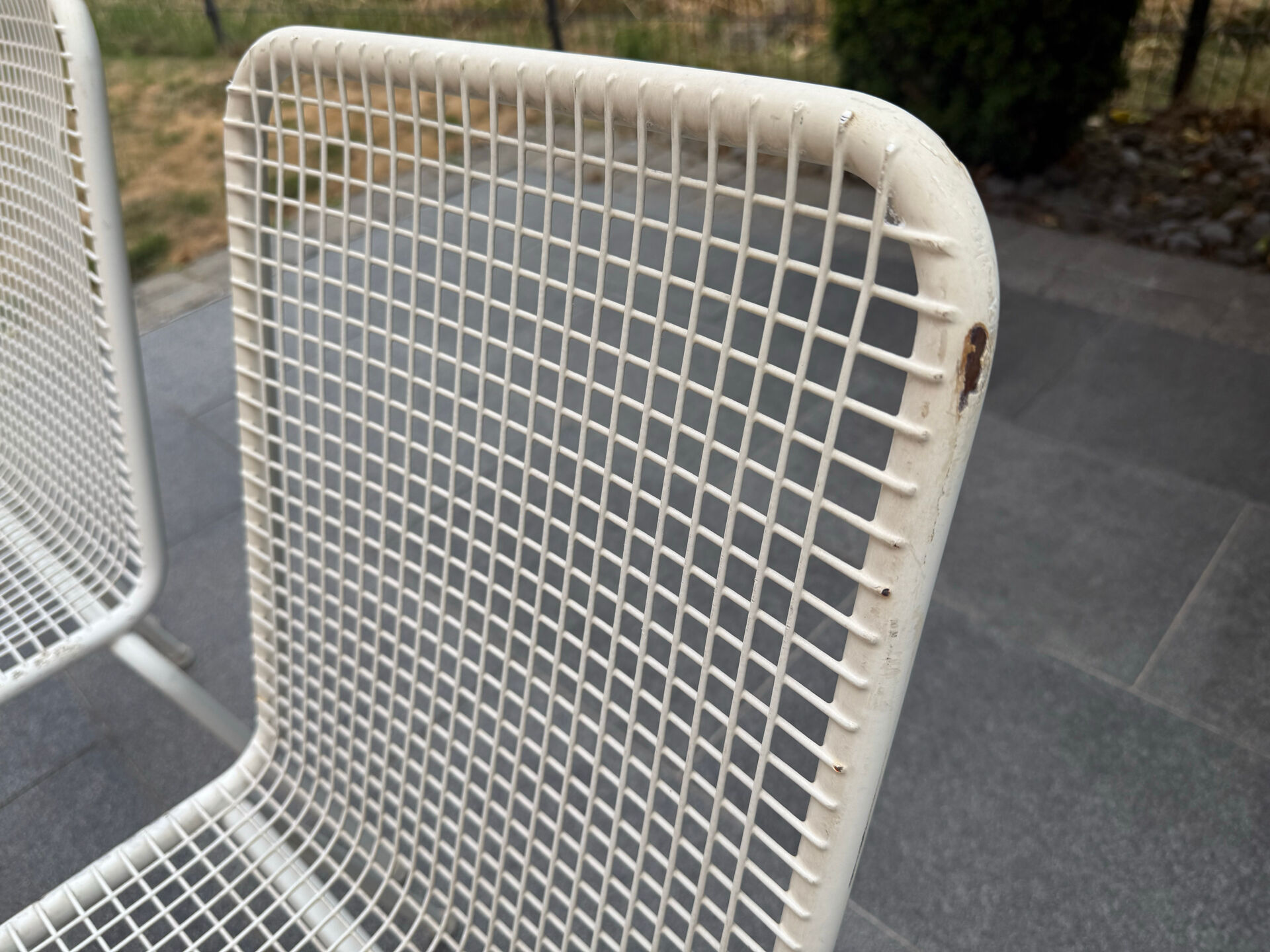 Set of 4 outdoor dining chairs from the 1970s.