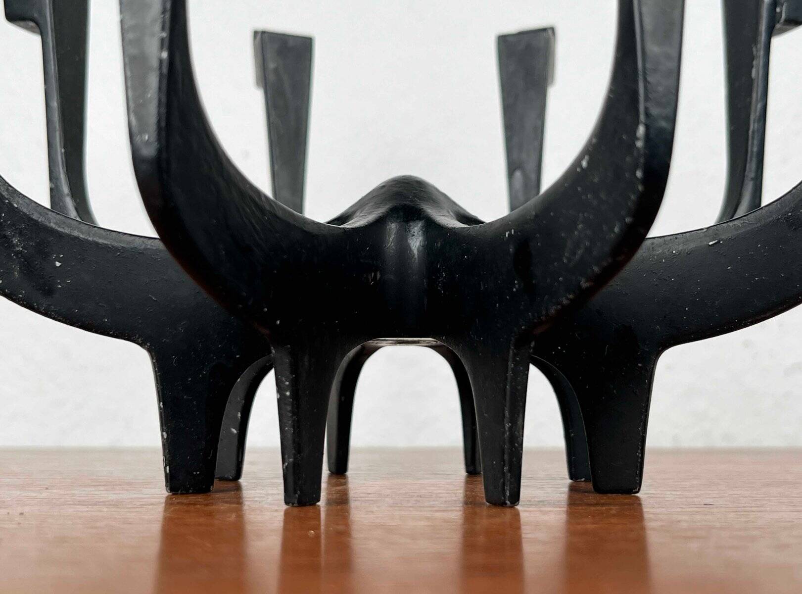 Danish metal candlestick in mid-century style by Gunnar Cyren for Dansk Designs Denmark, 1960s.