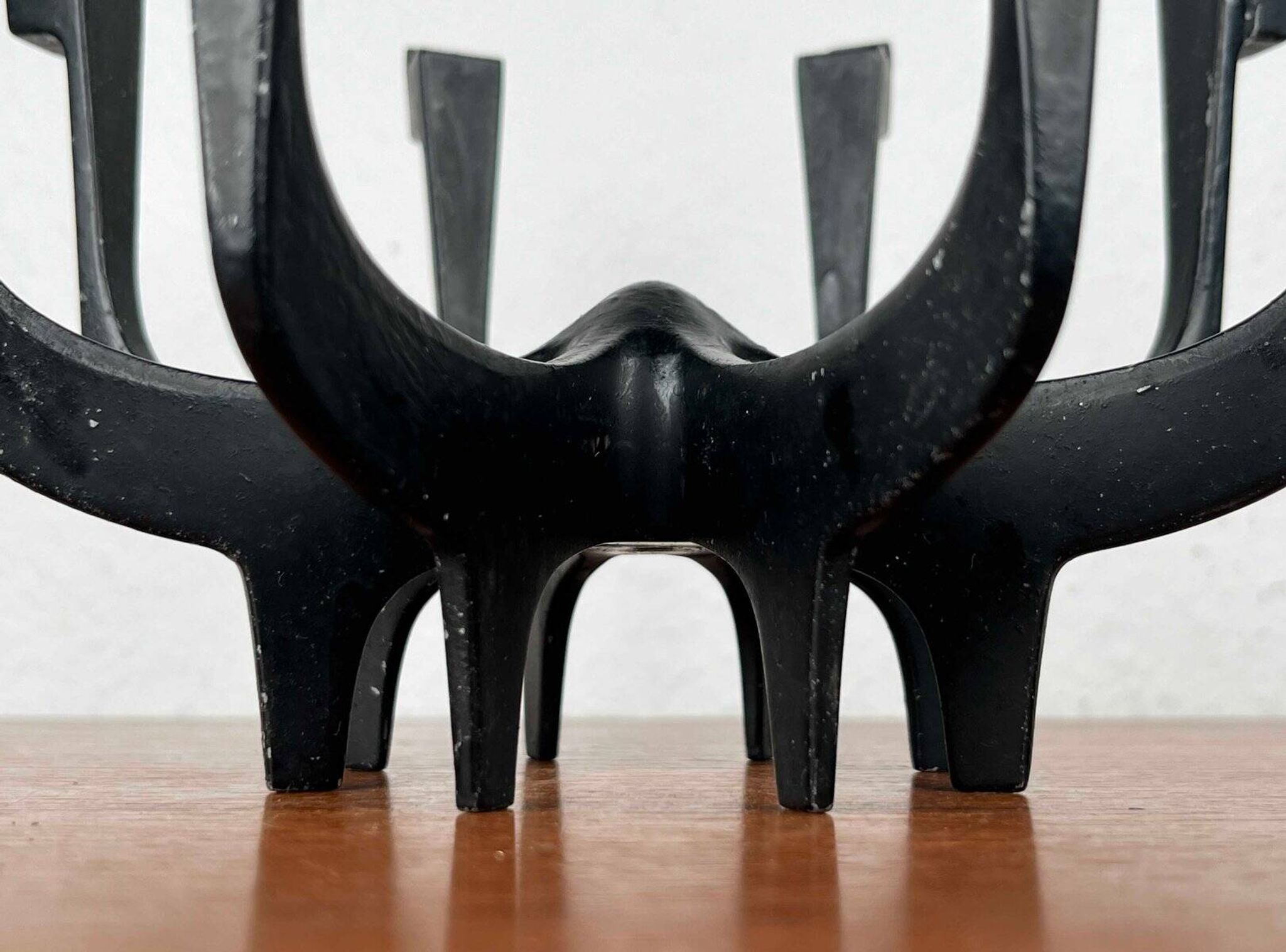 Danish metal candlestick in mid-century style by Gunnar Cyren for Dansk Designs Denmark, 1960s.