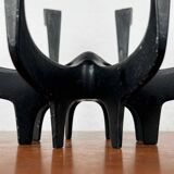 Danish metal candlestick in mid-century style by Gunnar Cyren for Dansk Designs Denmark, 1960s.