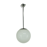 Chrome-plated minimalistic chandelier, 1930s