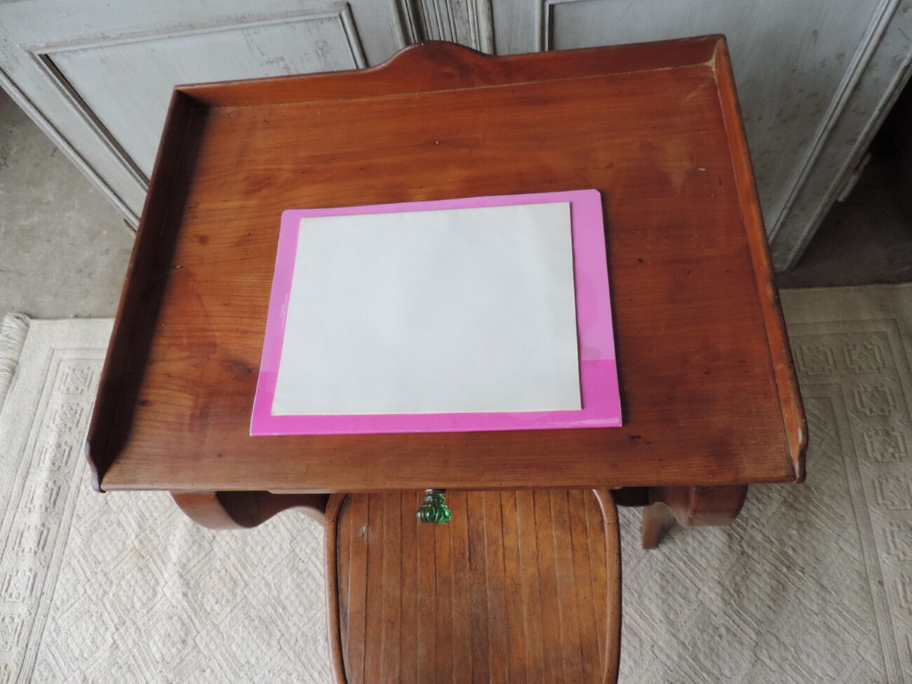 19th cherry toilet table