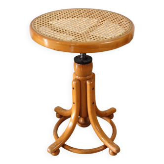 Tabouret de piano, dans le goût de Thonet, années 1920