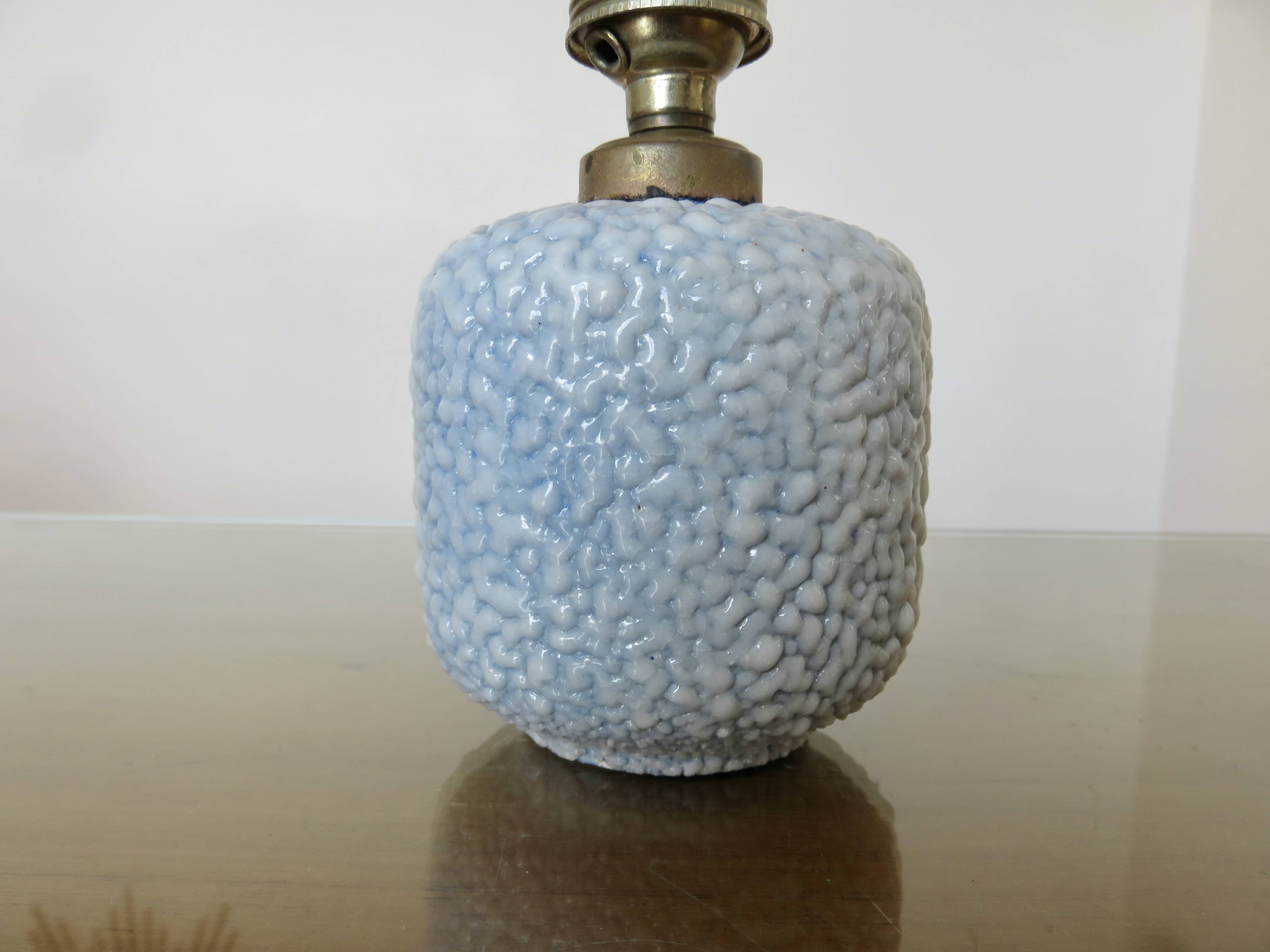 Primavera, small crumpled ceramic lamp