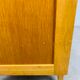 Commode chiffonnier pieds compas années 50 bois blond