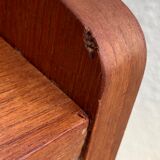 Danish library and its teak secretary 1960 by Johannes Sorth