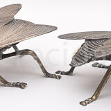 Paire de cendriers mouche