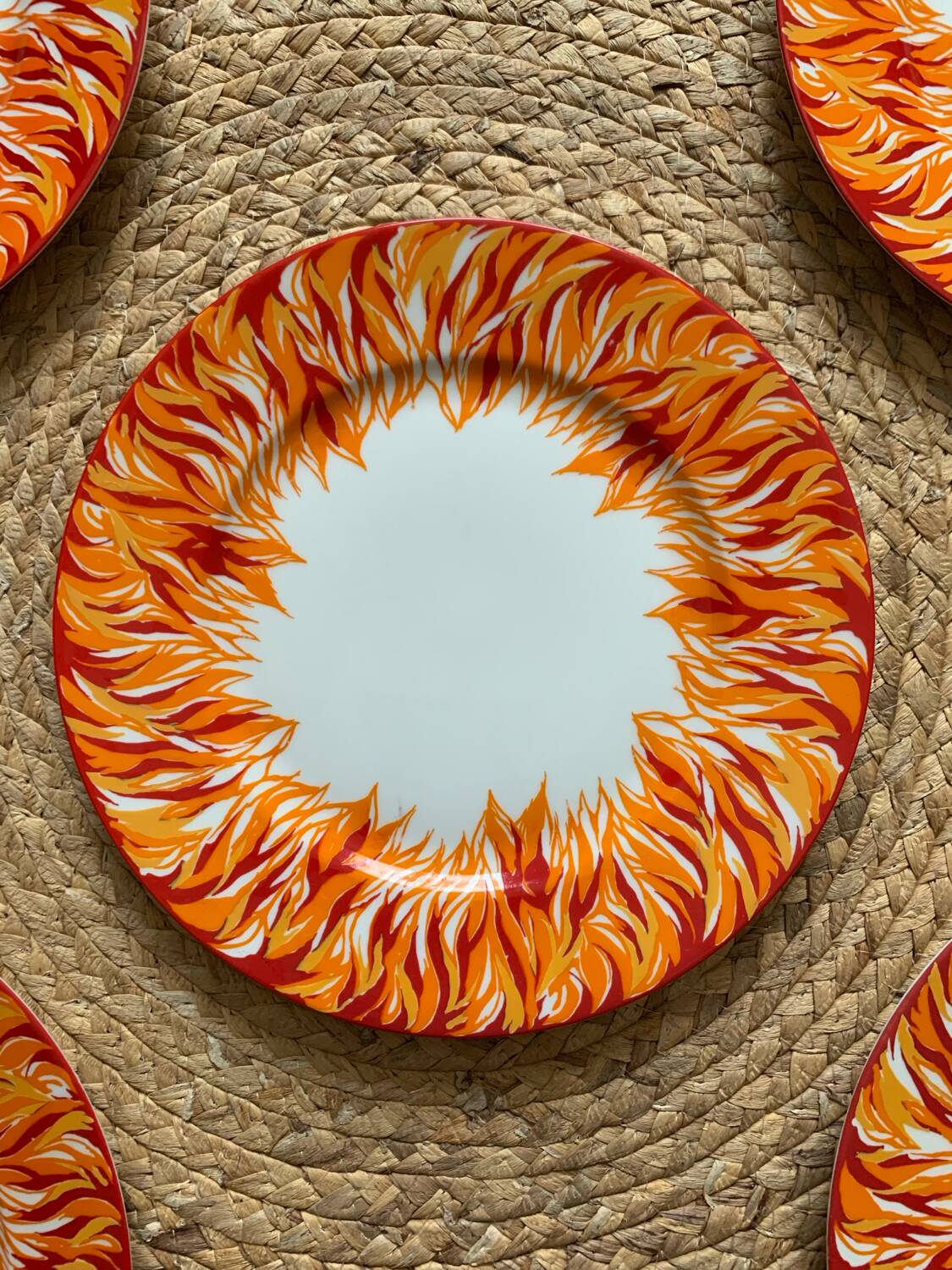 Set of 5 dessert plates by jean marais & haviland limoges