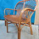 Rattan bench 80s