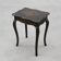 19th Century Black Wooden Side Table with Drawer, France