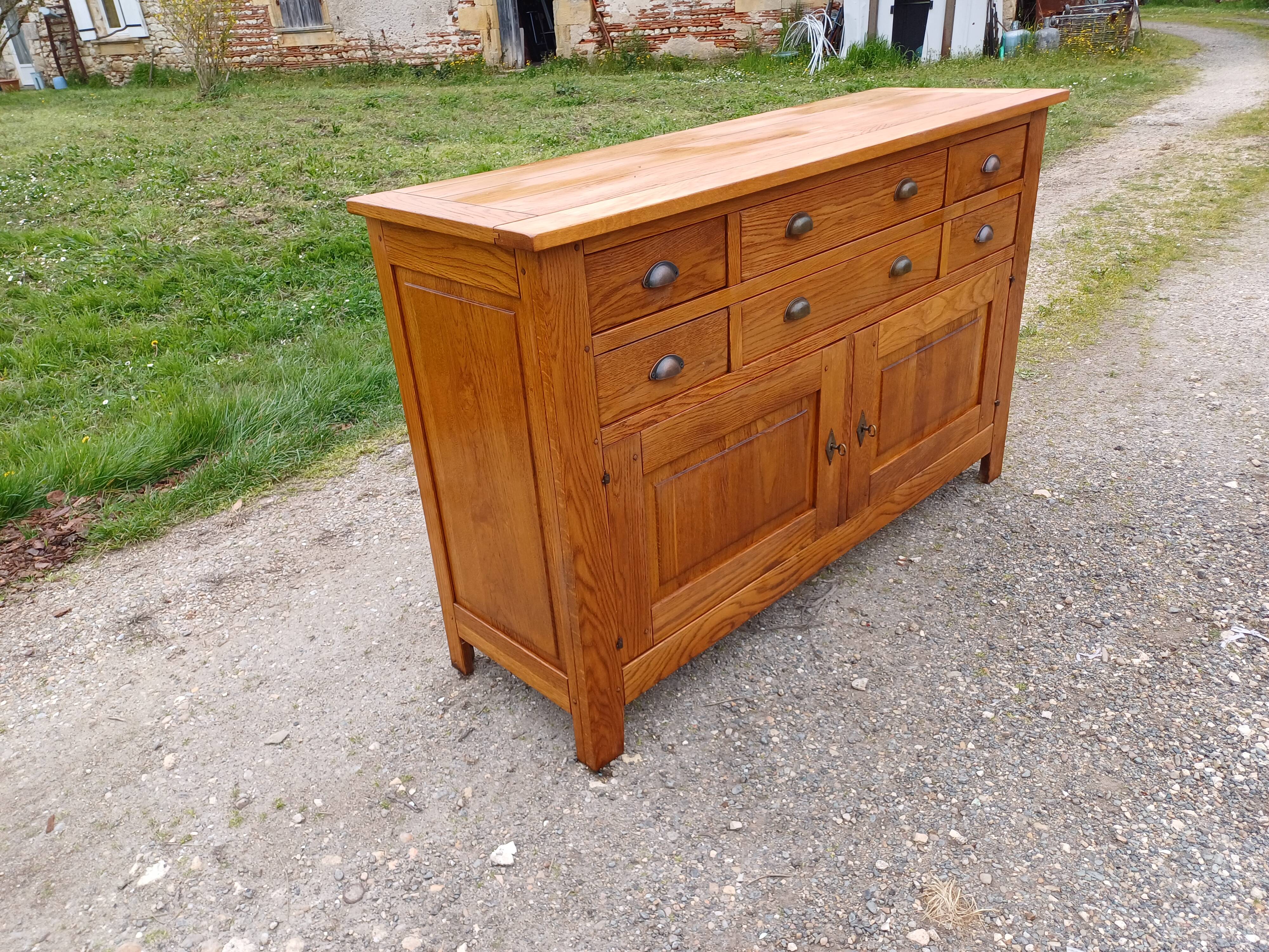 Industrial Wooden Furniture, 6 Drawers.