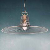 Vintage tourbillon pendant lamp, Murano, Italy, 1970s.