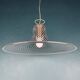 Vintage tourbillon pendant lamp, Murano, Italy, 1970s.