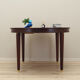 Round mahogany table, Danish design, 1970s, production: Denmark