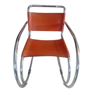 Fauteuil MR 20 de Ludwig Mies Van Der Rohe années 80