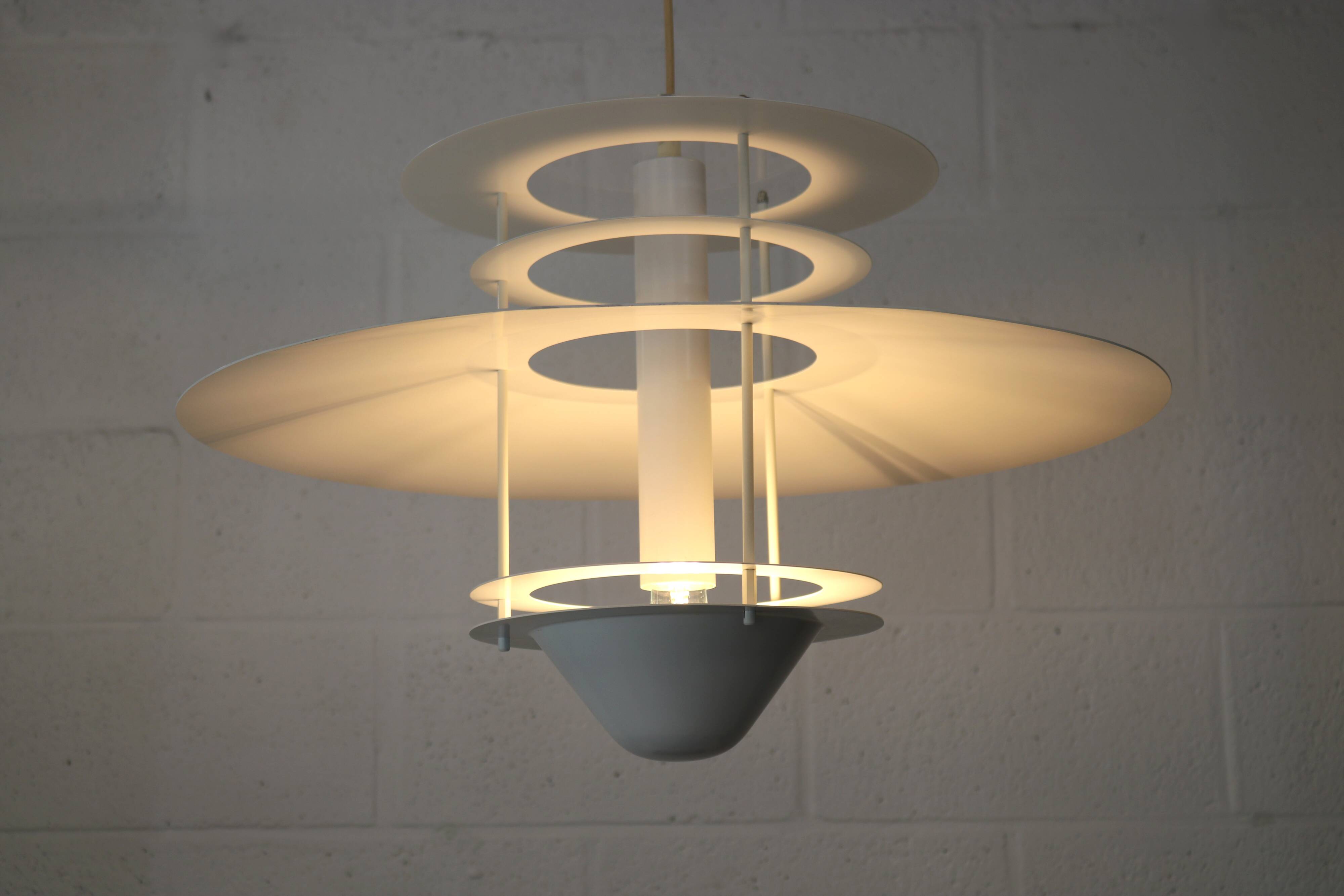 Special xl danish frandsen belysning ceiling lamp *** type 9010-p *** white
