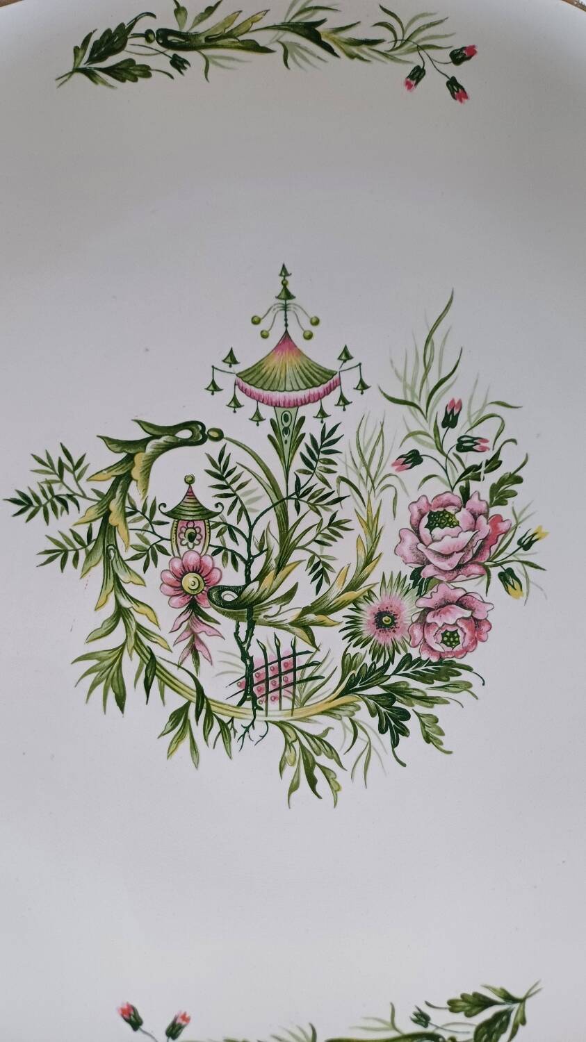 Royan de Digoin and Sarreguemines serving dish
