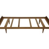 Vintage daybed 1960s minimalist design in Teak wood