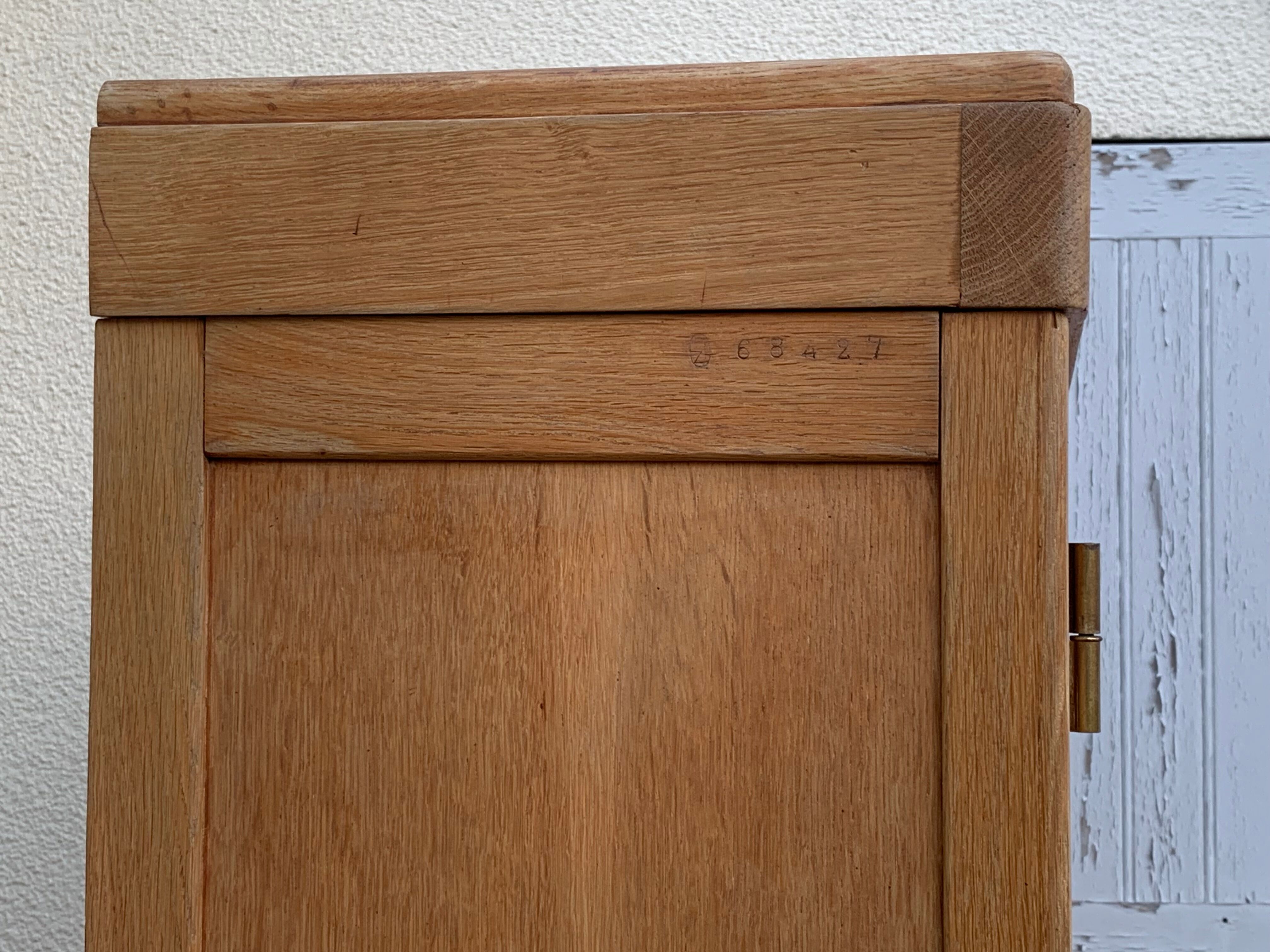 Parisian wardrobe solid oak raw 1940