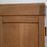 Parisian wardrobe solid oak raw 1940