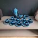 Vallauris blue coffee set - 22 pieces