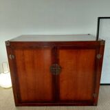 Buffet under Roche Bobois in wood, Chinese/Asian vintage furniture.