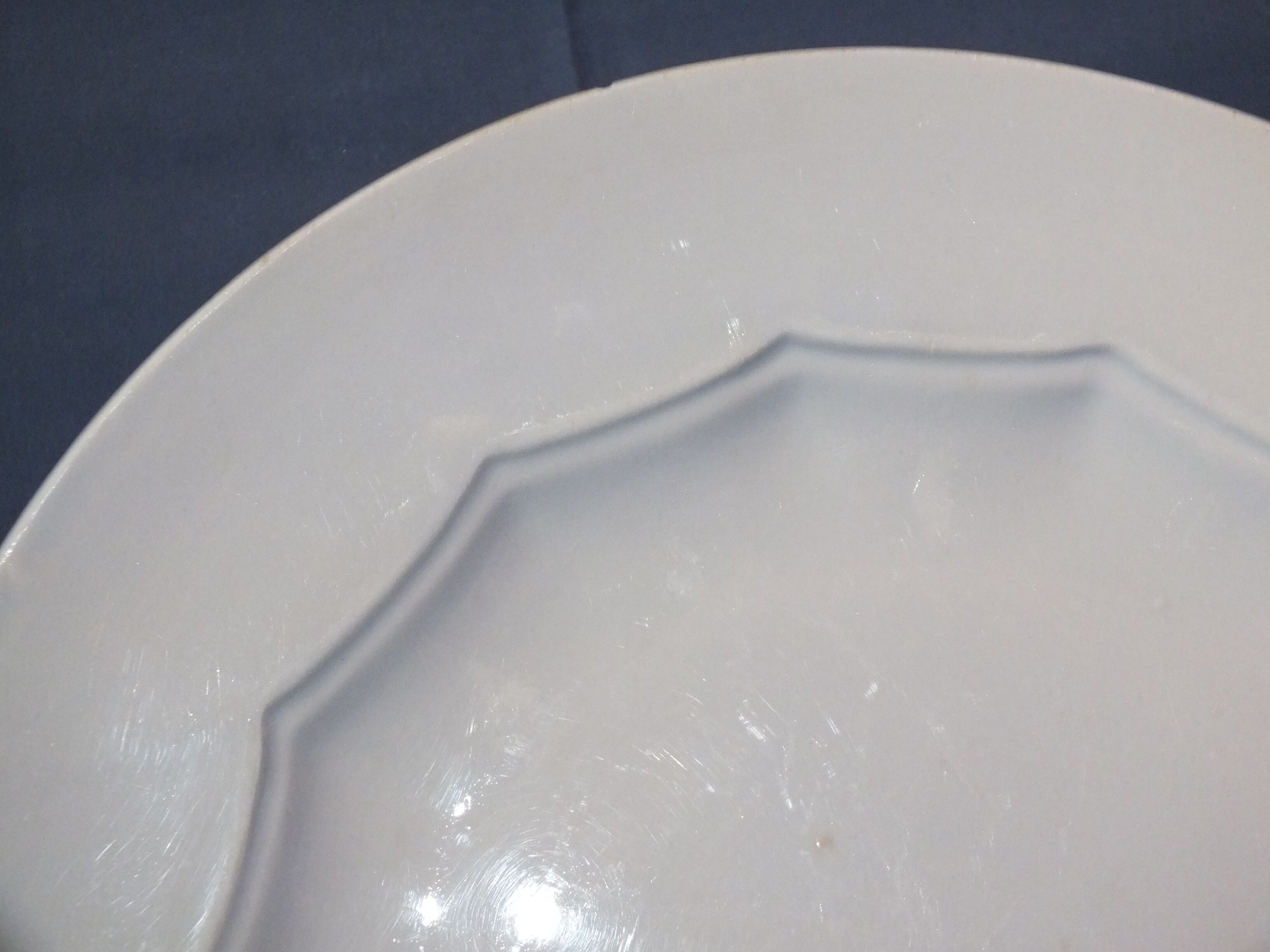 Old flat powder blue Montereau