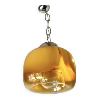 Grande suspension Murano Mazzega années 70