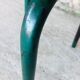 Tabouret bois et métal vintage circa 1960